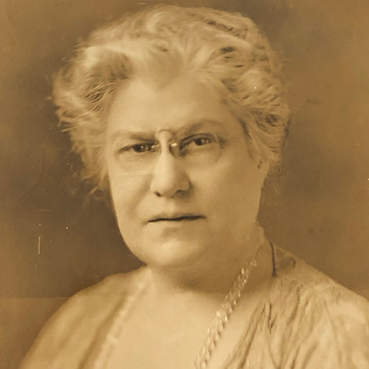 Press Photo Photograph 1926 Federation of Womens Clubs Leader Portrait Woman