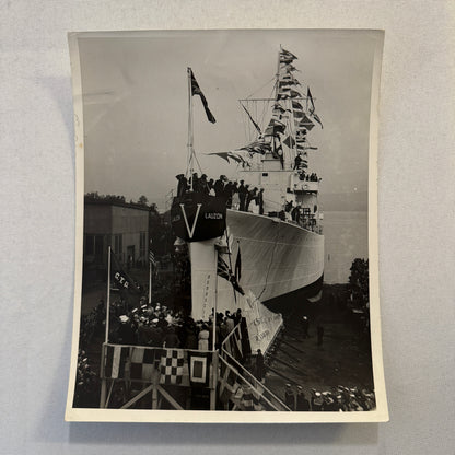 Vintage Boat Ship Photo Photograph Print Lauzon