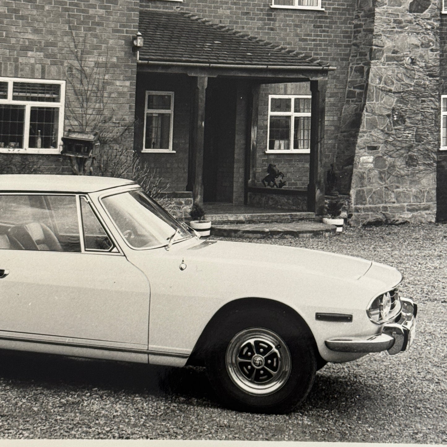 Triumph Stag Car Factory Press Photo Photograph Print 1972