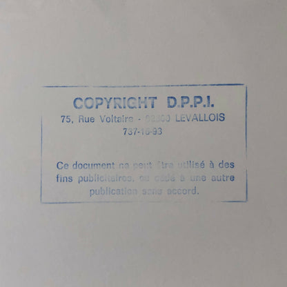 Vintage Rally Racing Photo Photograph 1974 Driver Jean-Claude Andruet 