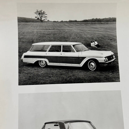 1962 Ford Factory Press Photo Photograph Galaxie 500 Country Squire Wagon