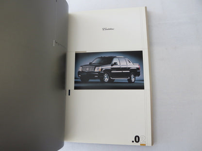 2002 Cadillac Escalade EXT Truck Press Kit Brochure Catalog 