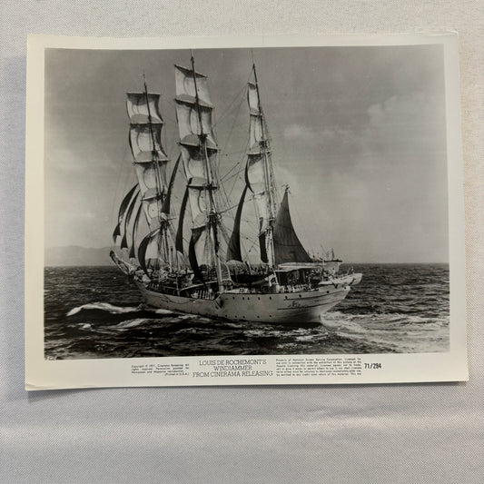 Louis de Rochemont Windjammer Movie Press Photo Photograph Cinerama 1971 Film
