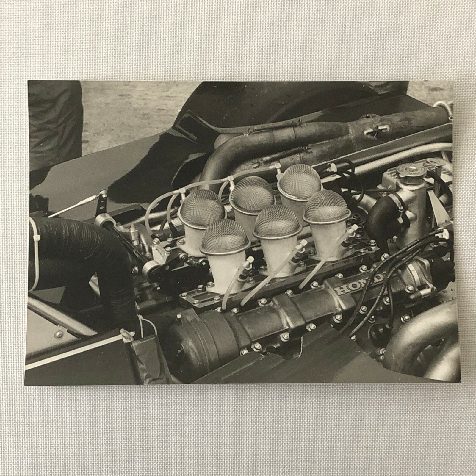 Vintage Honda F2 Formula 2 Racing Car Engine Photo Photograph Print 1981 ? 