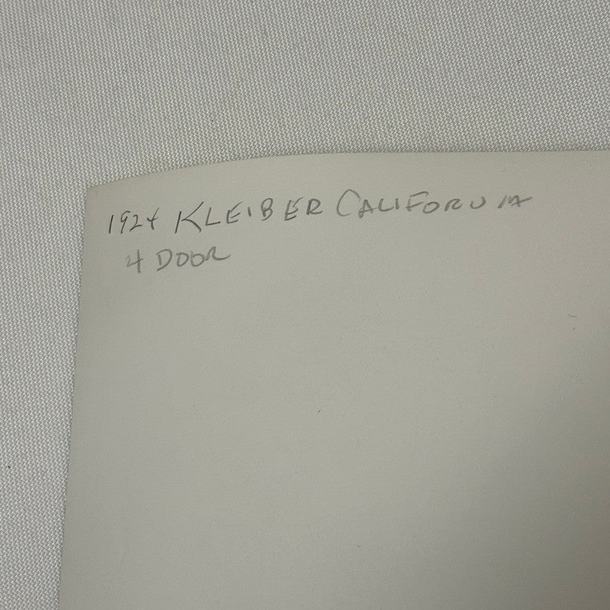 Vintage 1924 Kleiber California 4 Door Car Photo Photograph Modern Print