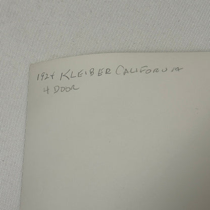Vintage 1924 Kleiber California 4 Door Car Photo Photograph Modern Print