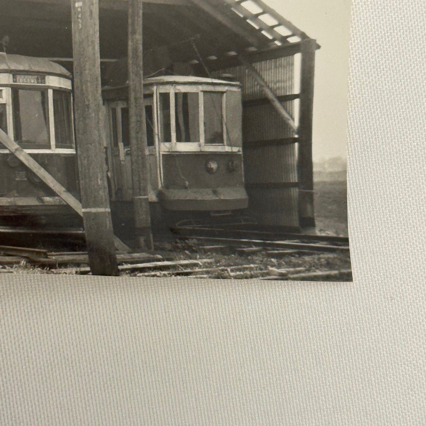 Vintage Train Trolley Photo Branford Electric Railway Trolley Museum Connecticut