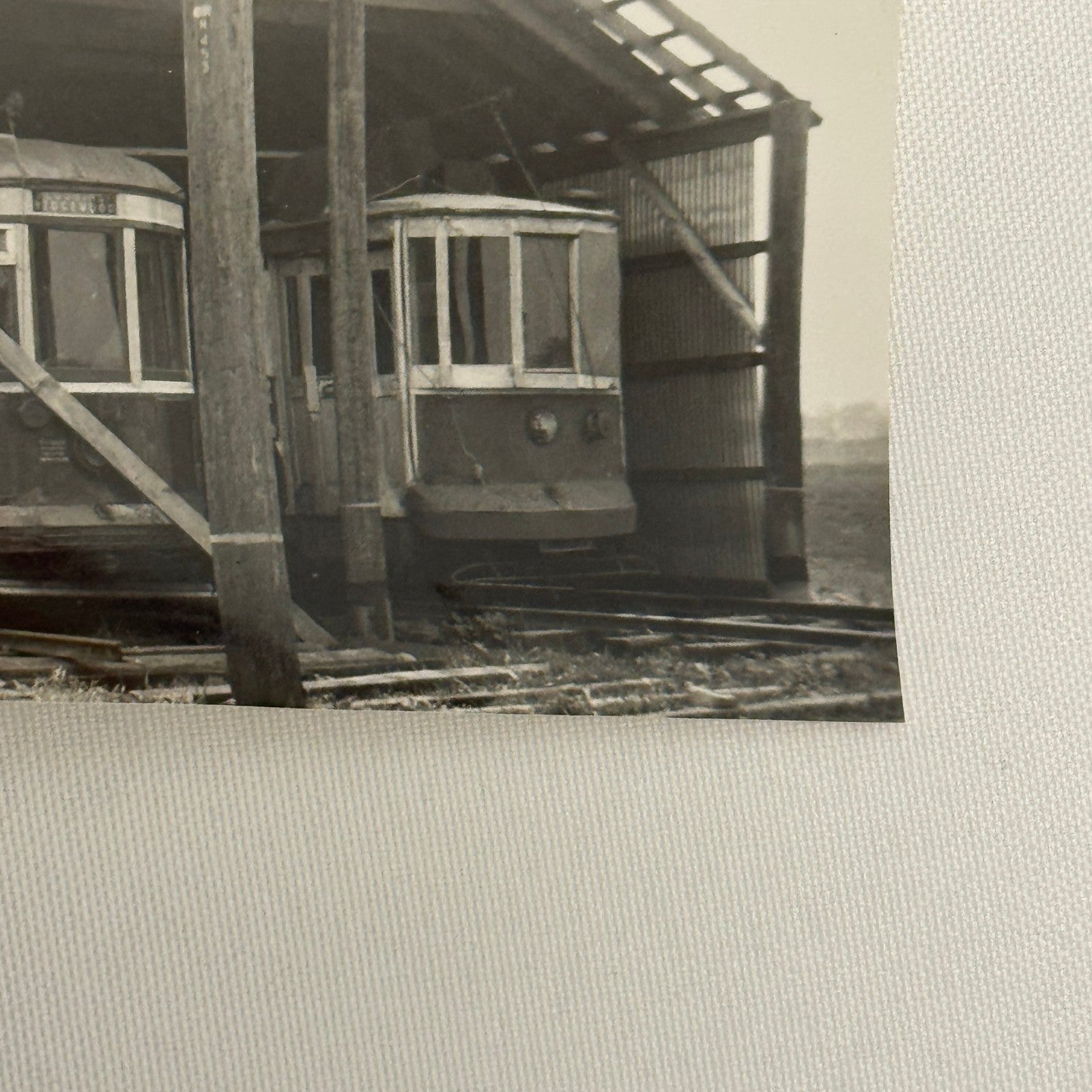 Vintage Train Trolley Photo Branford Electric Railway Trolley Museum Connecticut