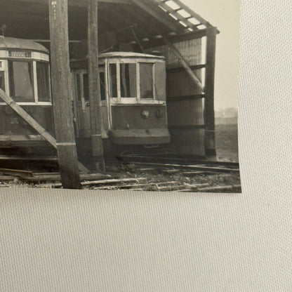 Vintage Train Trolley Photo Branford Electric Railway Trolley Museum Connecticut