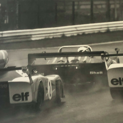 Vintage Racing Photo Photograph 1976 300KM Nurburgring Renault Alpine Car + 