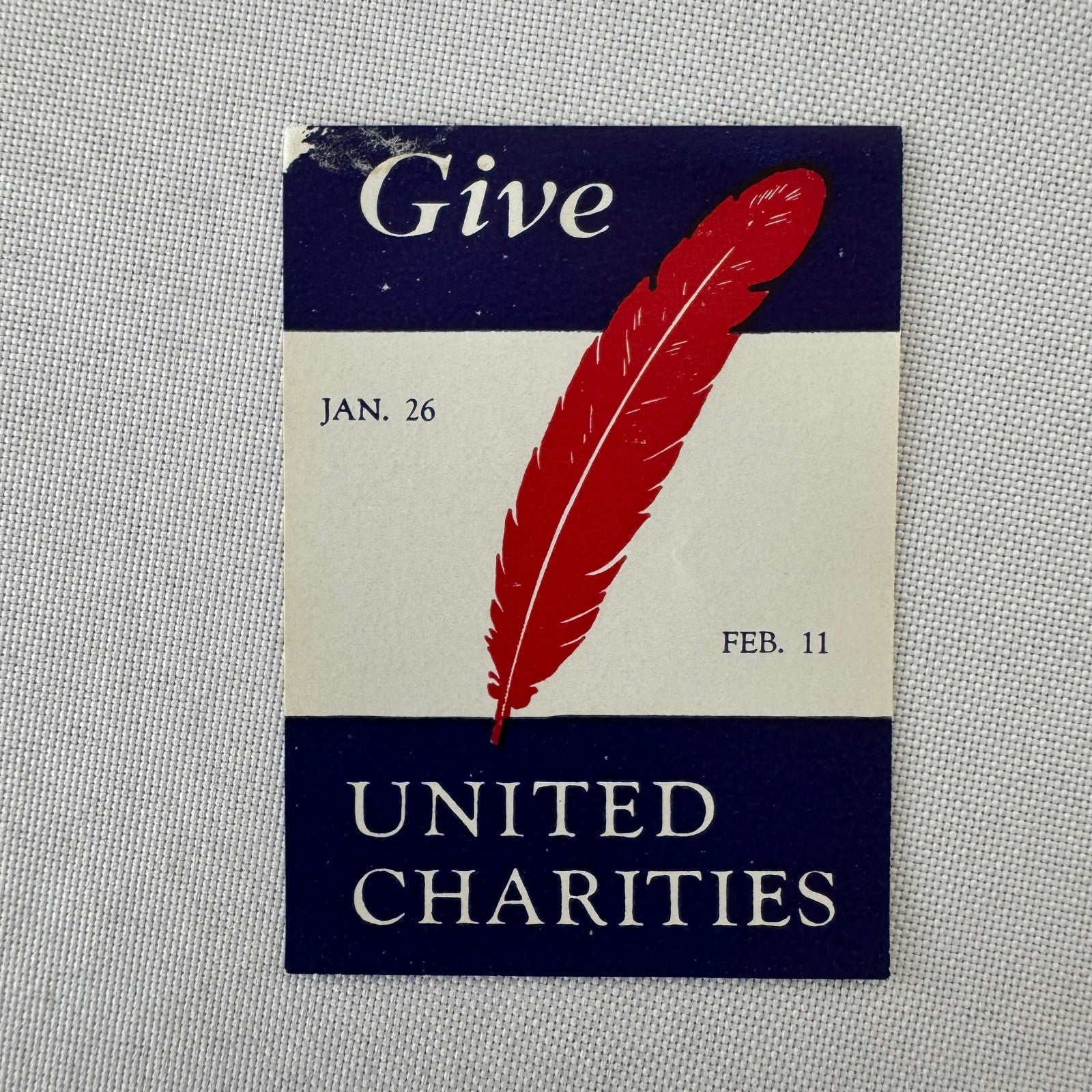 Give United Charities Charity Vintage Label Lot 40x 1941