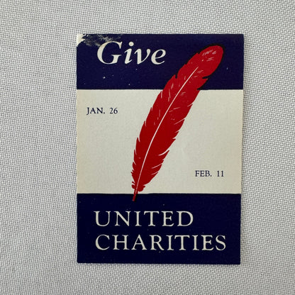 Give United Charities Charity Vintage Label Lot 40x 1941