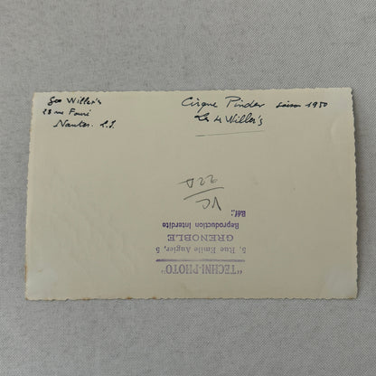 Vintage Circus Rollerskating Roller Skate Act Photo Photograph