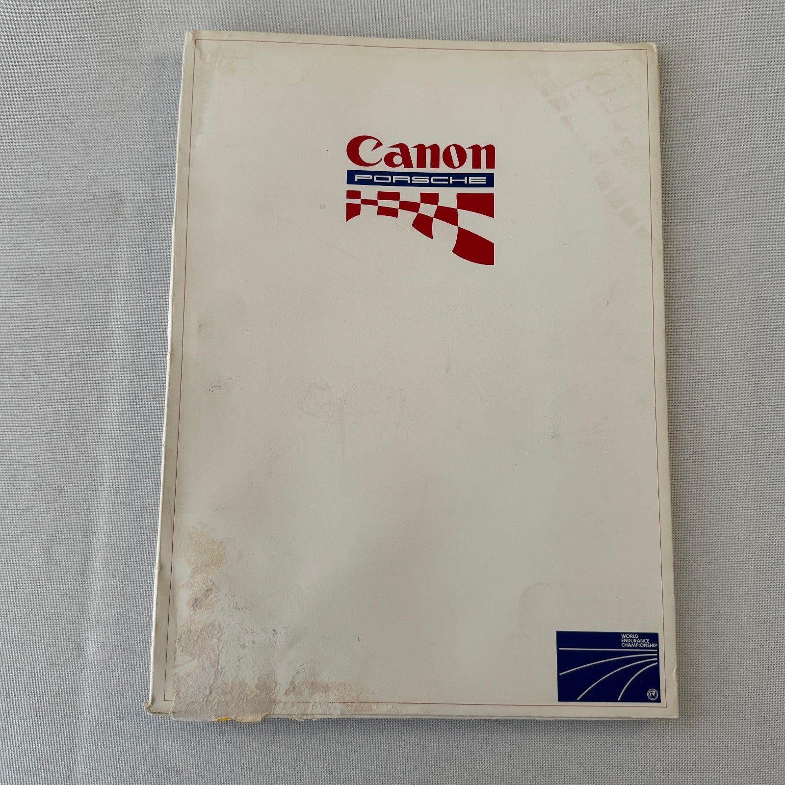 1984 Canon Porsche Racing Press Kit Photos Jan Lammers Jonathan Palmer