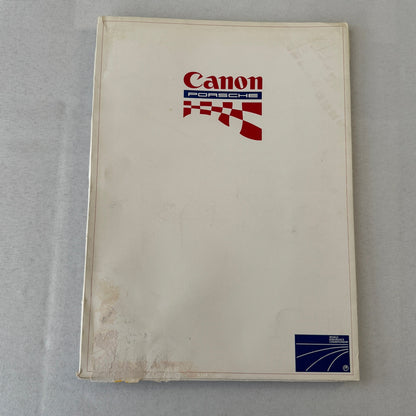 1984 Canon Porsche Racing Press Kit Photos Jan Lammers Jonathan Palmer
