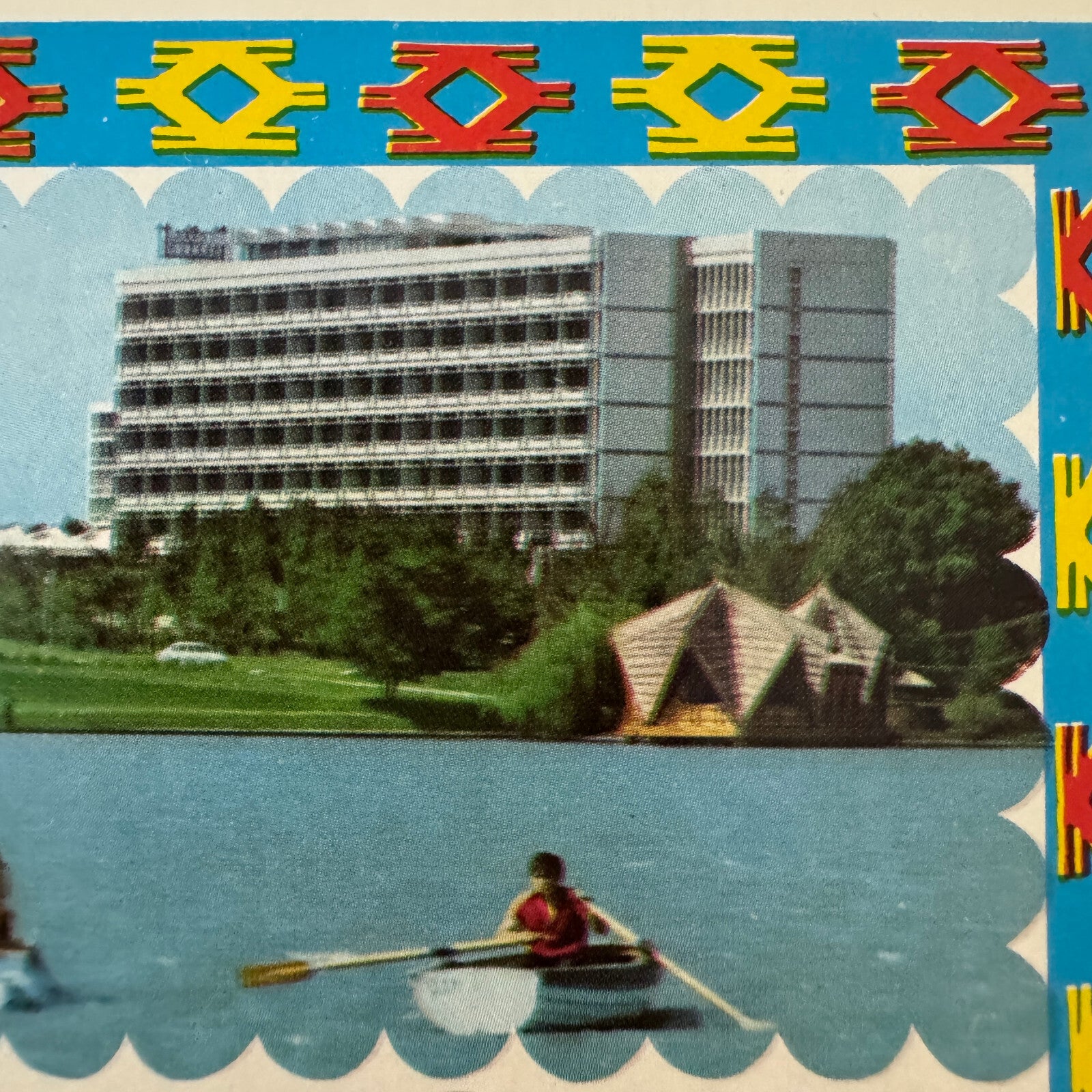 Vintage Hotel Travel Luggage Label Hotel Neptune Romania