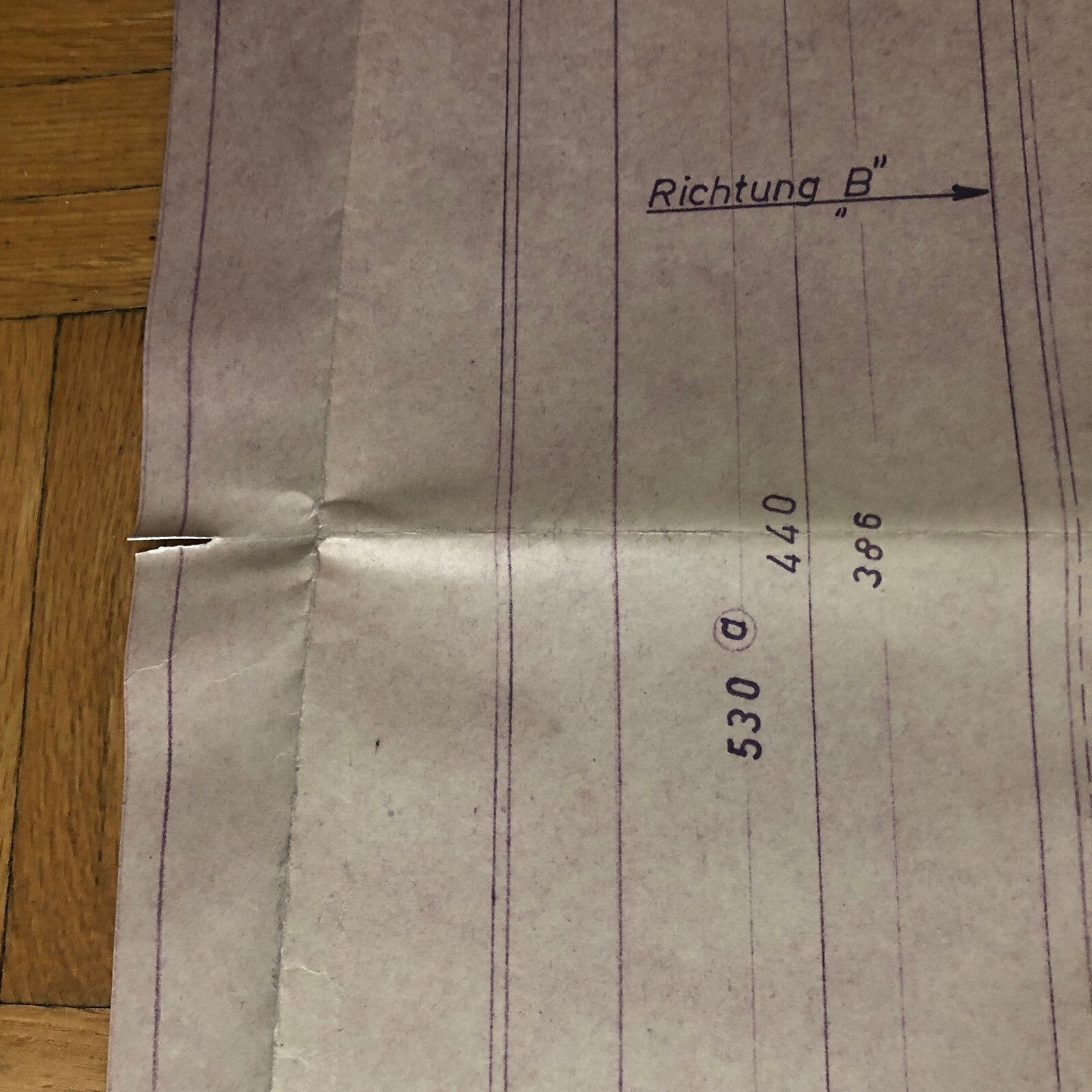 Vintage Porsche Reutter & Co Coachbuilder Factory Part Blueprint Document German