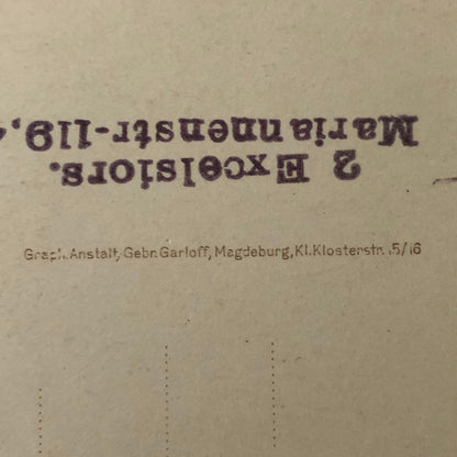 Circus Performer Real photo Postcard Post Card RPPC Bicycle Act 2 Excelsiors