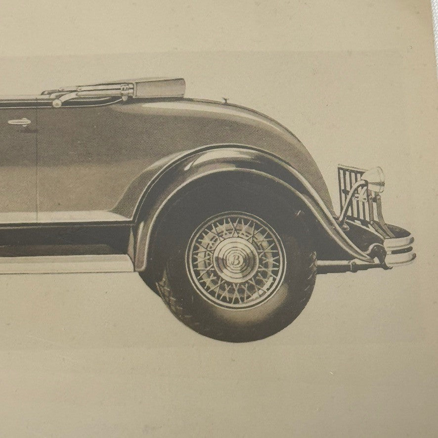 Vintage 1931 Buick Series 50 Model 54 Roadster Photo Photograph Modern Print