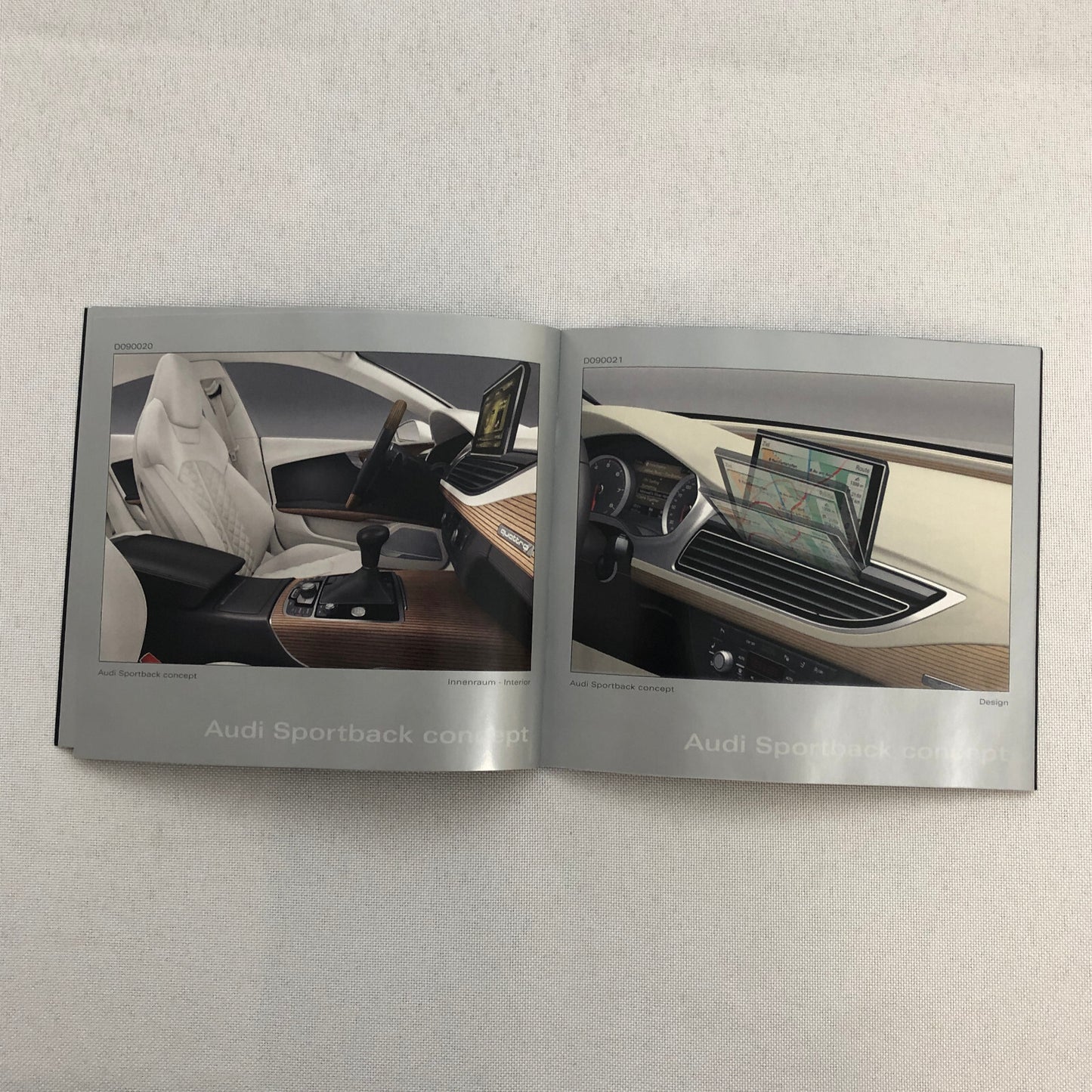 2009 Audi Sportback Concept Car Press Kit Photo CD Box