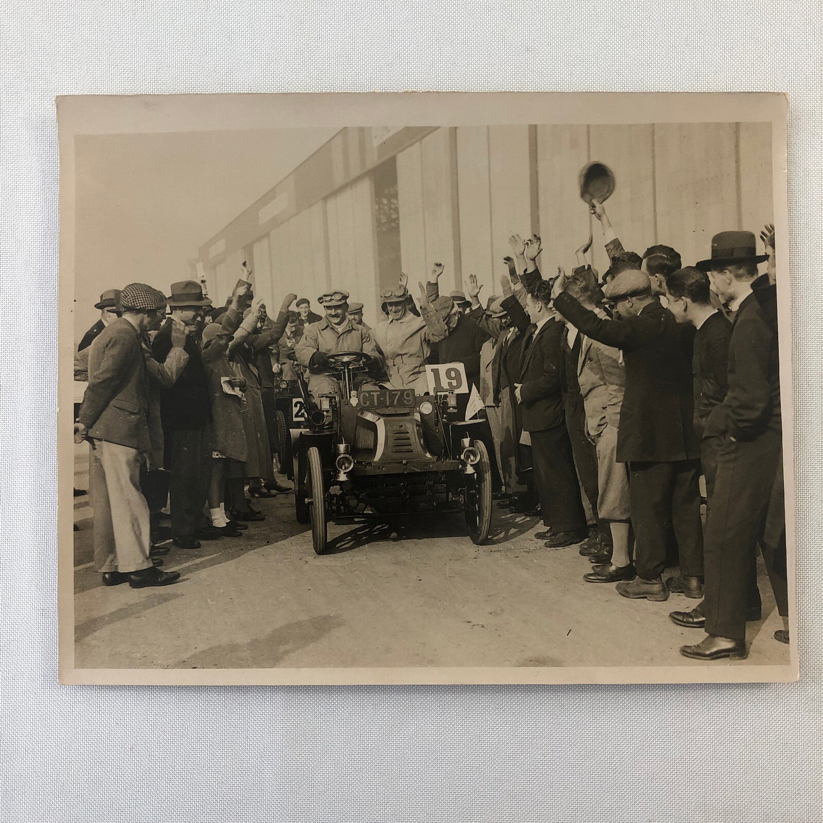 1931 Veteran Car Rally Press Photo Photograph Print Croydon Aerodome UK 