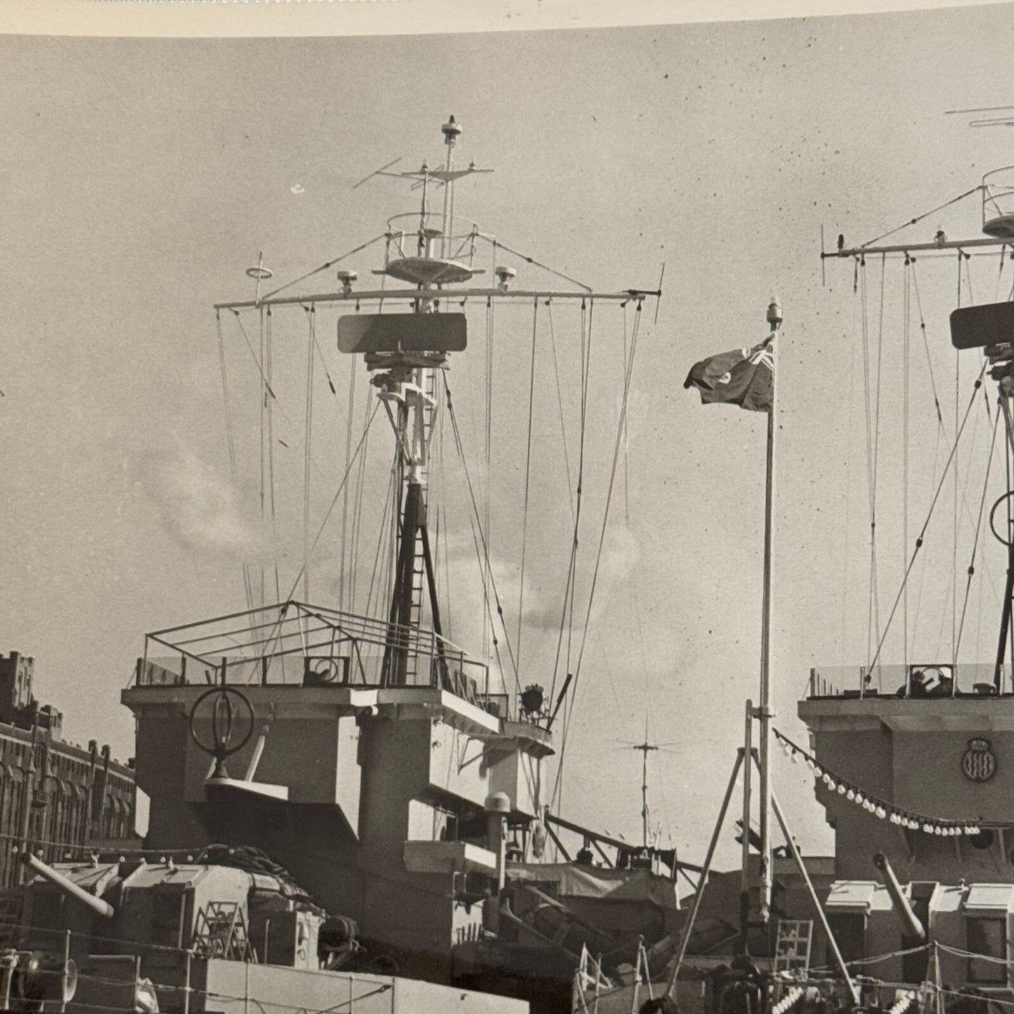 Royal Canadian Navy Ship Photo Photograph HMCS Wallaceburg HMCS Sault Ste Marie