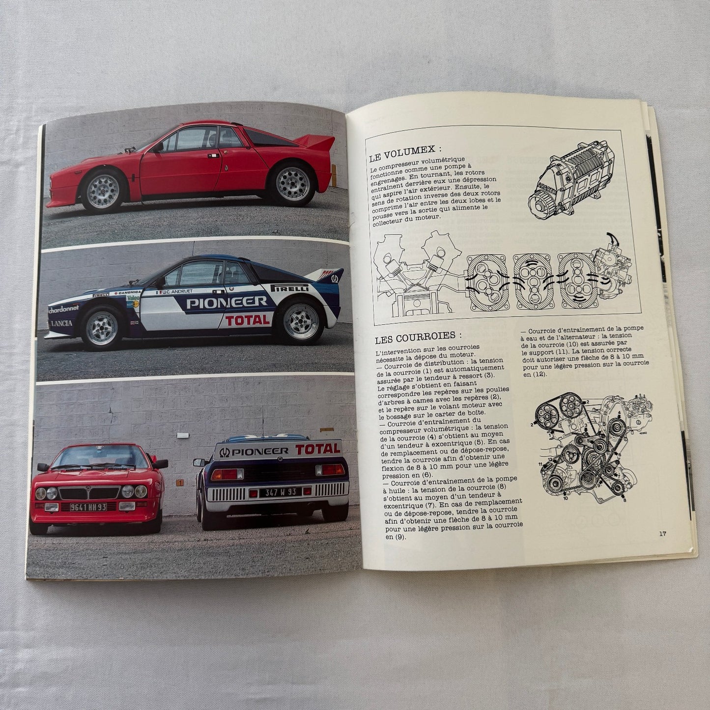 Lancia Rally 037 Rallye Racing Book Dossier Auto Motorsport FRENCH Text