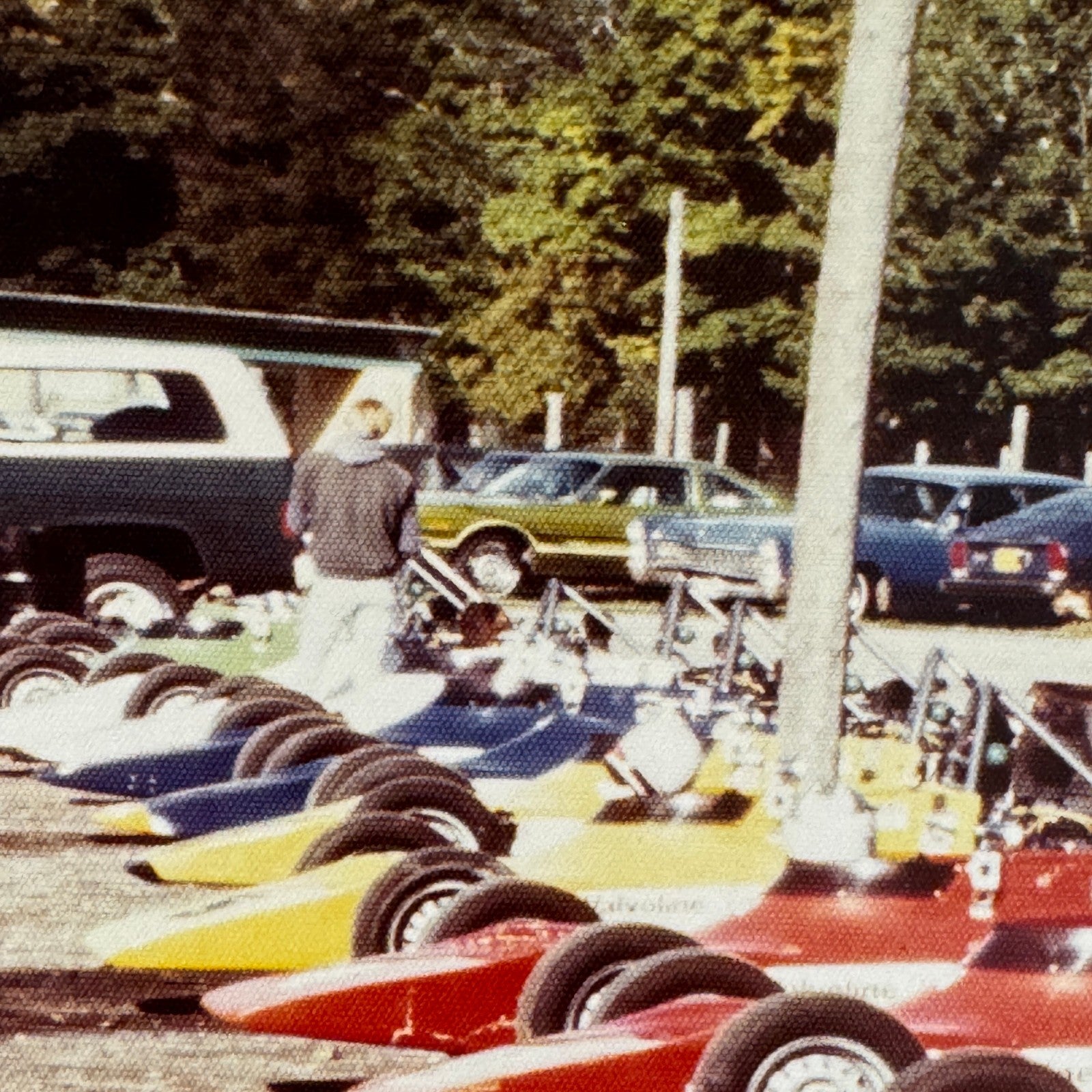Vintage Car Racing Photo Circuit Mont Tremblant Quebec Photograph