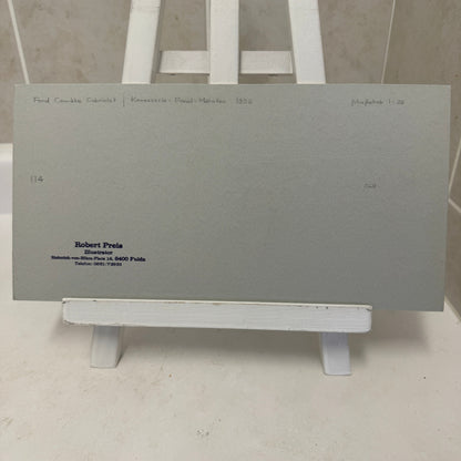 1952 Ford Comete Cabriolet Coachbuilder Automobile Illustration Art Drawing