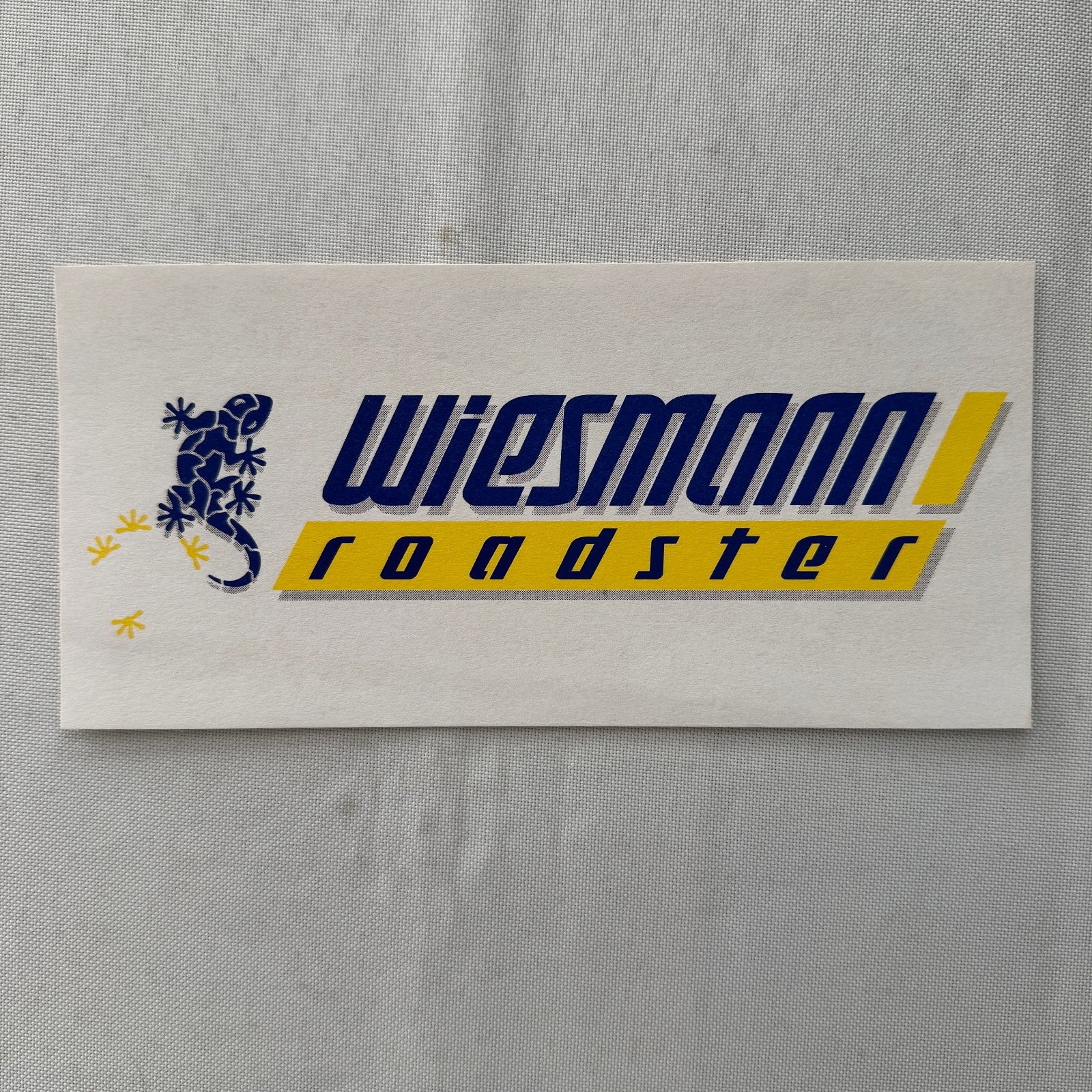 Wiesmann Car Sales Brochure Catalog Lot Wiesmann Roadster German Text