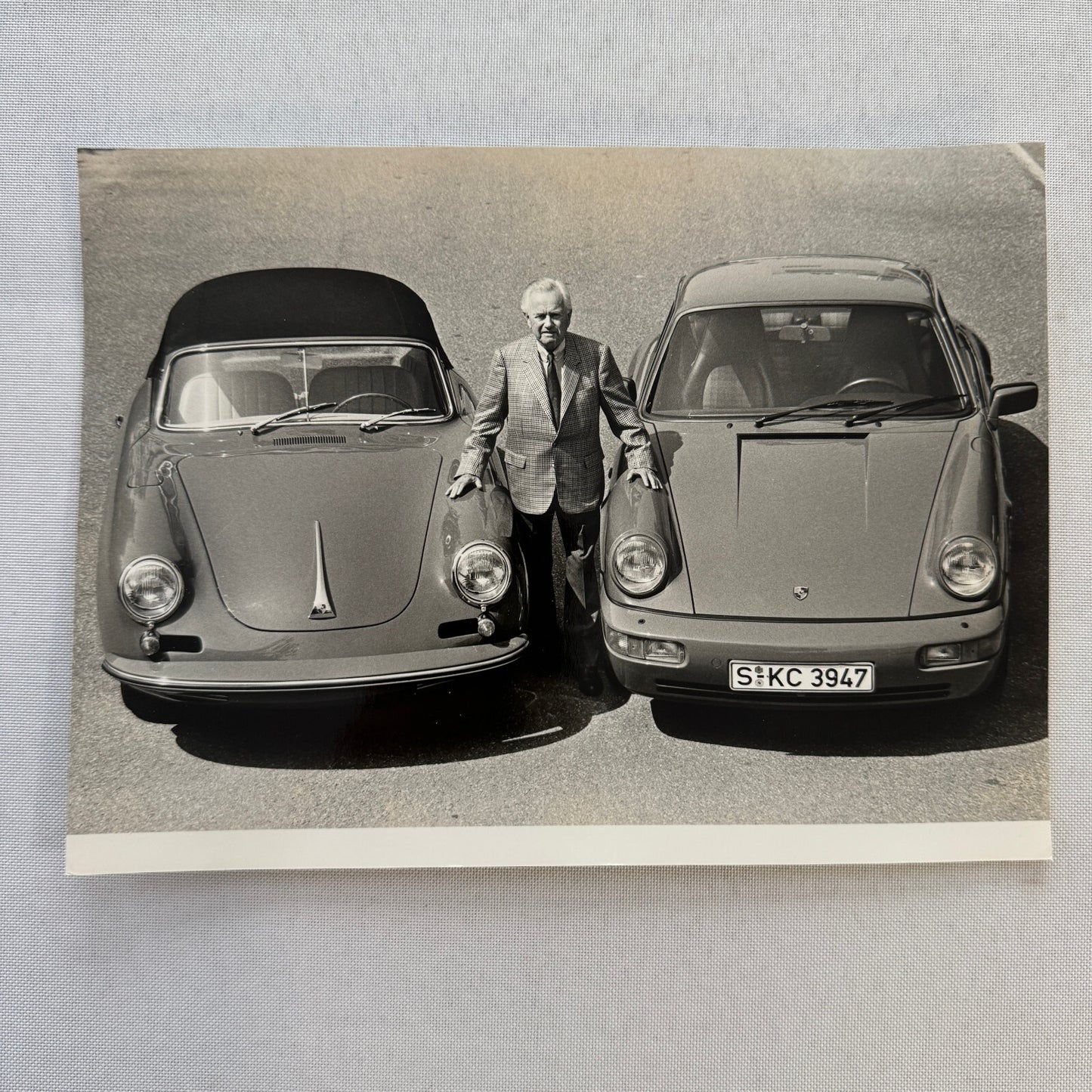 Porsche Factory Press Photo Photograph Porsche 911 356 Dr Ferdinand Porsche
