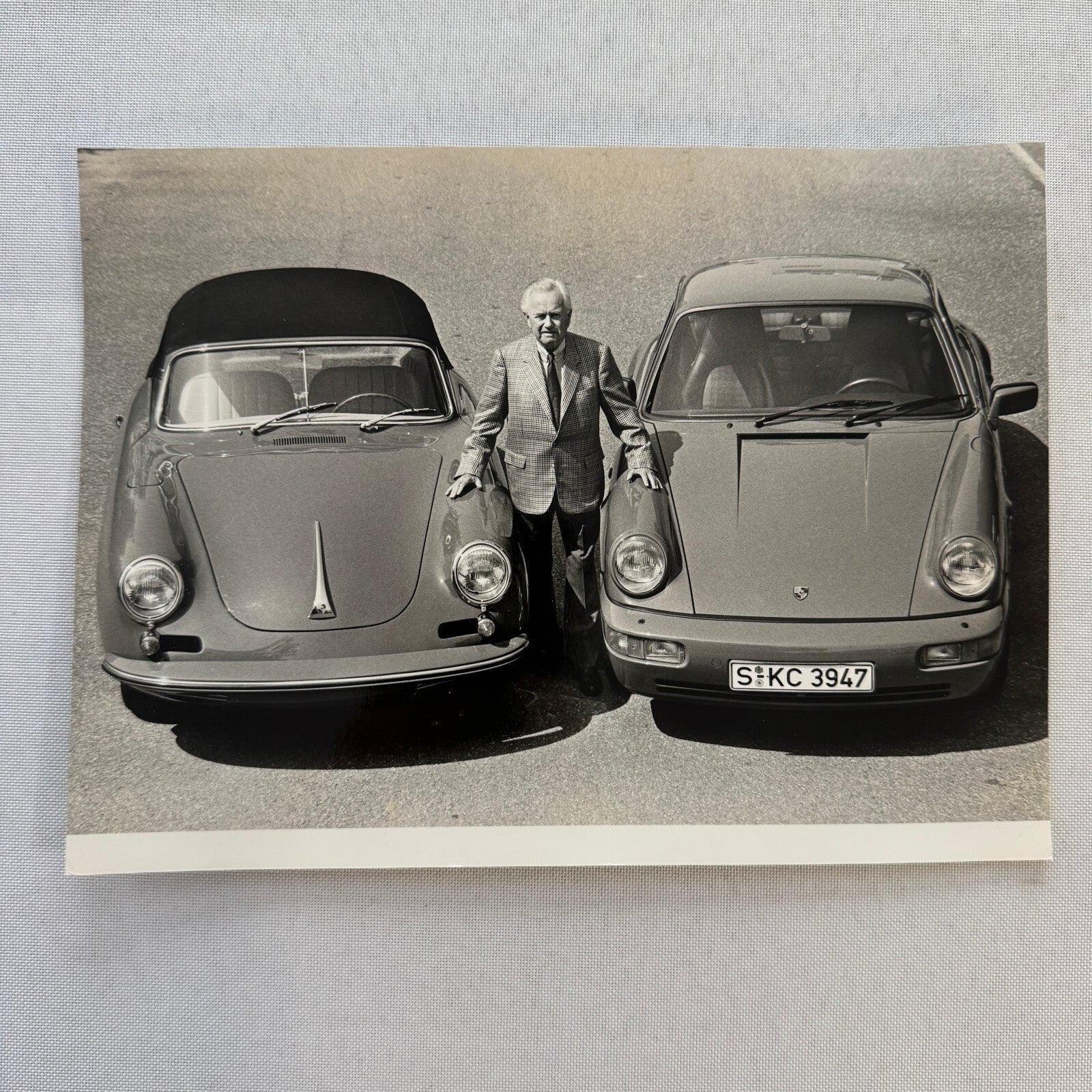 Porsche Factory Press Photo Photograph Porsche 911 356 Dr Ferdinand Porsche
