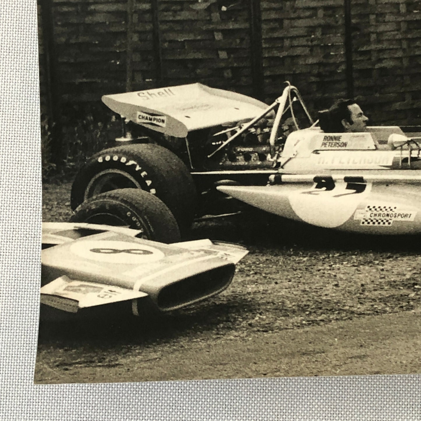 Vintage Racing Car Photo Photograph Print - Ronnie Peterson 