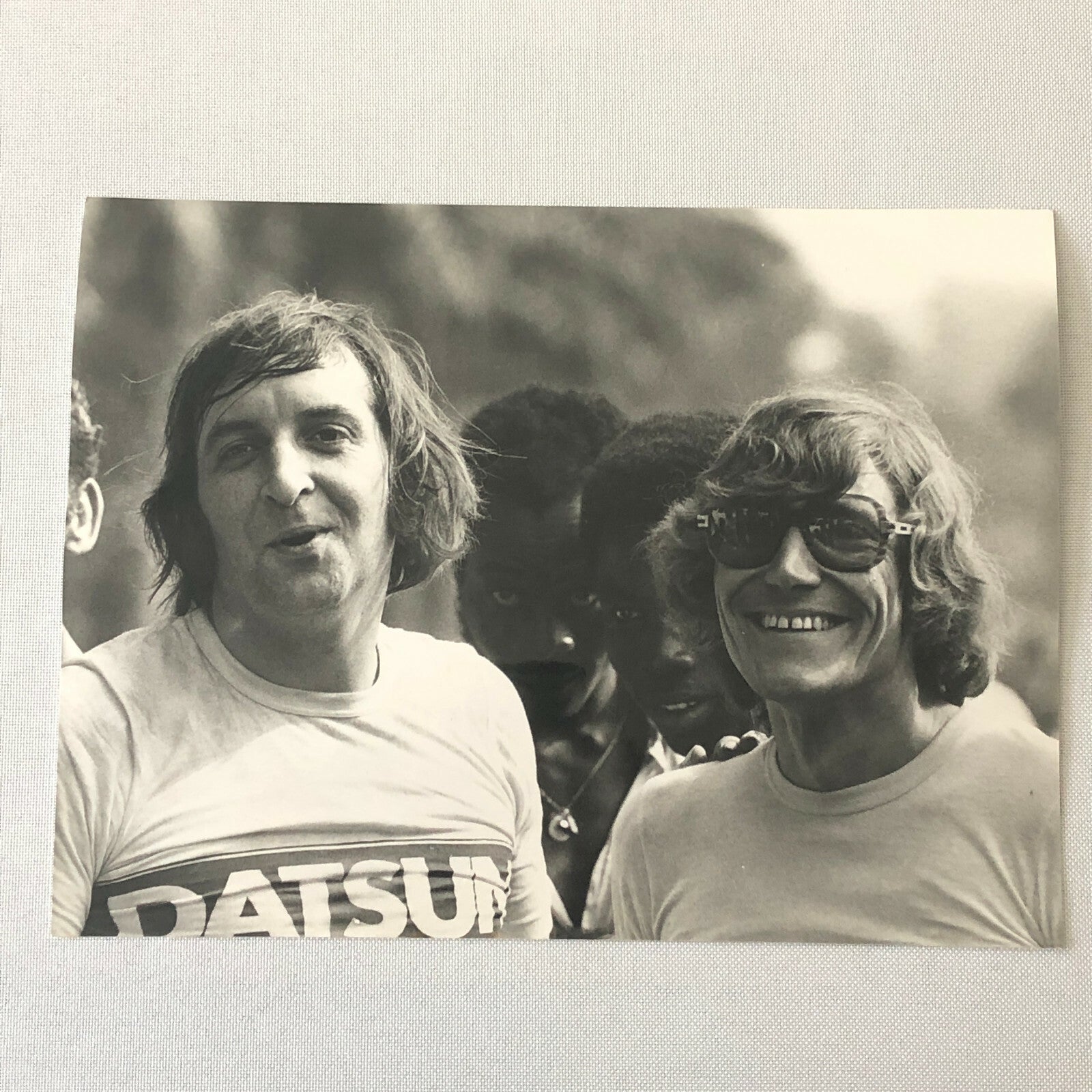 Vintage Rally Racing Photo Photograph 1974 Rallye du Bandama Drivers 