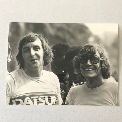 Vintage Rally Racing Photo Photograph 1974 Rallye du Bandama Drivers 