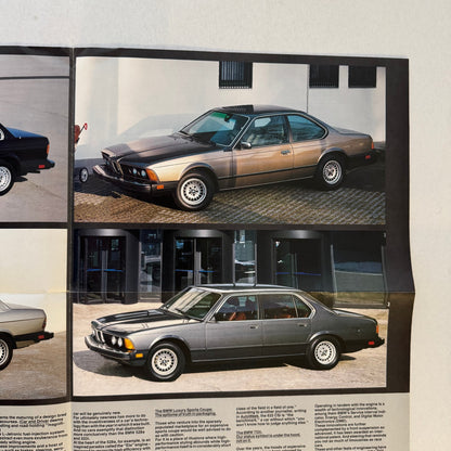 1983 BMW Sales Brochure Catalog 318i 528e 533i 633 CSi 733i 633CSi
