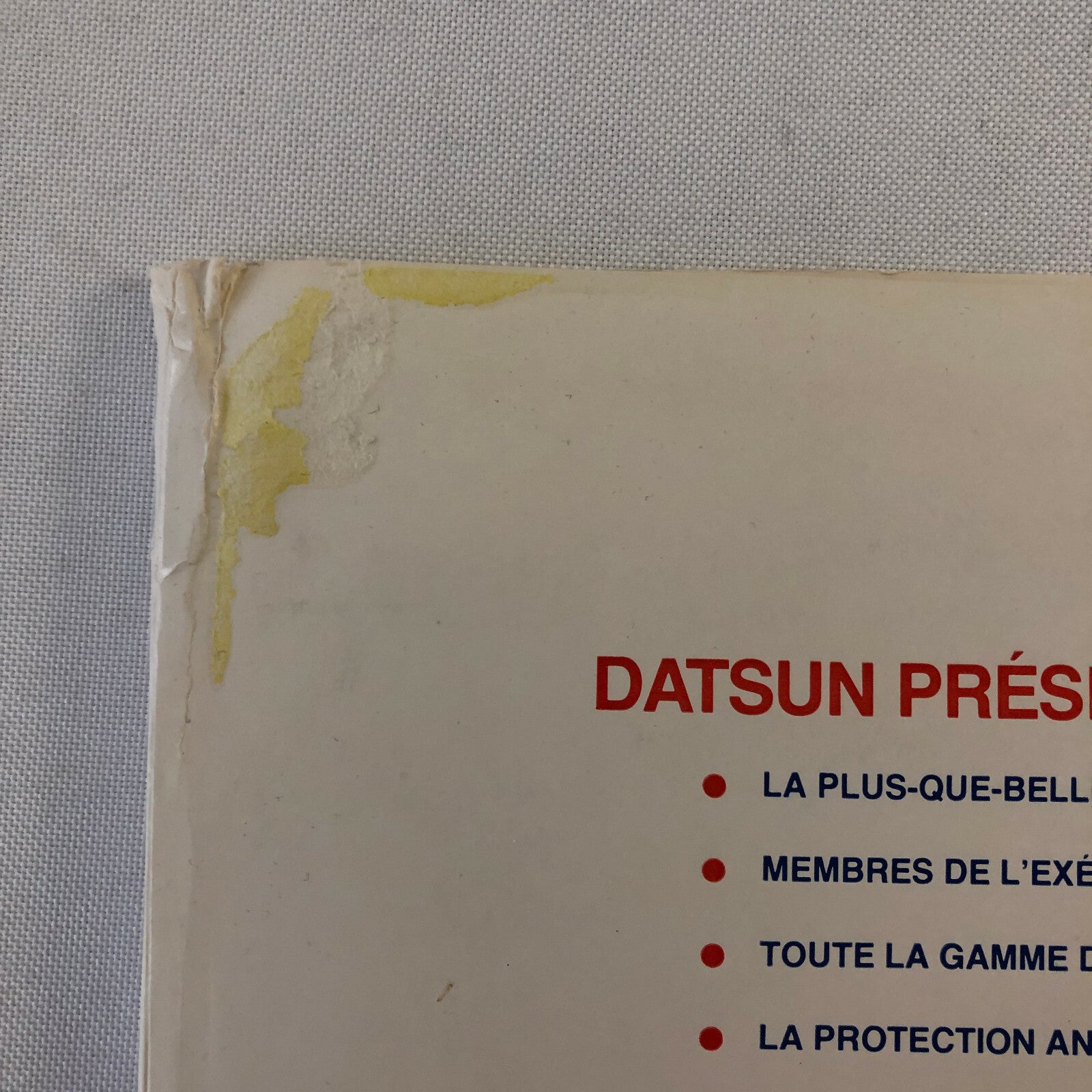 1977 Datsun Press Kit Brochure Photos FRENCH 200SX Sportruck 280Z 280 Z B210 +