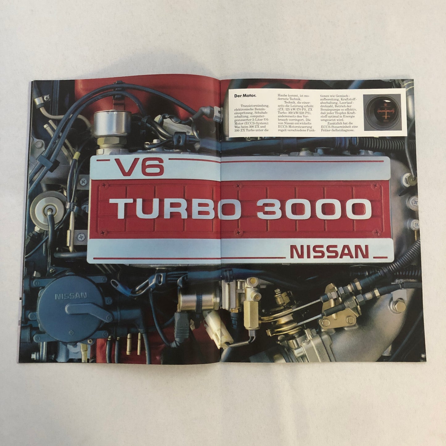 Nissan 300ZX Sports Car Sales Brochure Catalog GERMAN TEXT Nissan 300 ZX TURBO