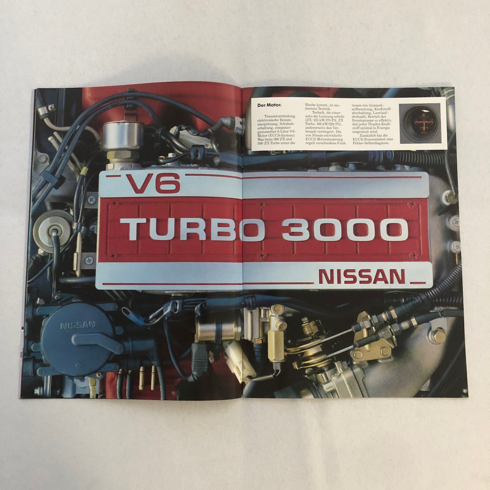 Nissan 300ZX Sports Car Sales Brochure Catalog GERMAN TEXT Nissan 300 ZX TURBO