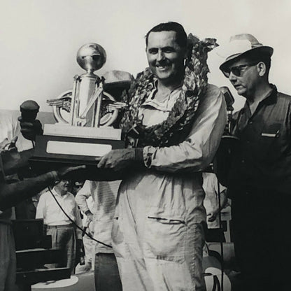 Vintage Racing Photo Photograph Stirling Moss Jack Brabham Australian Grand Prix