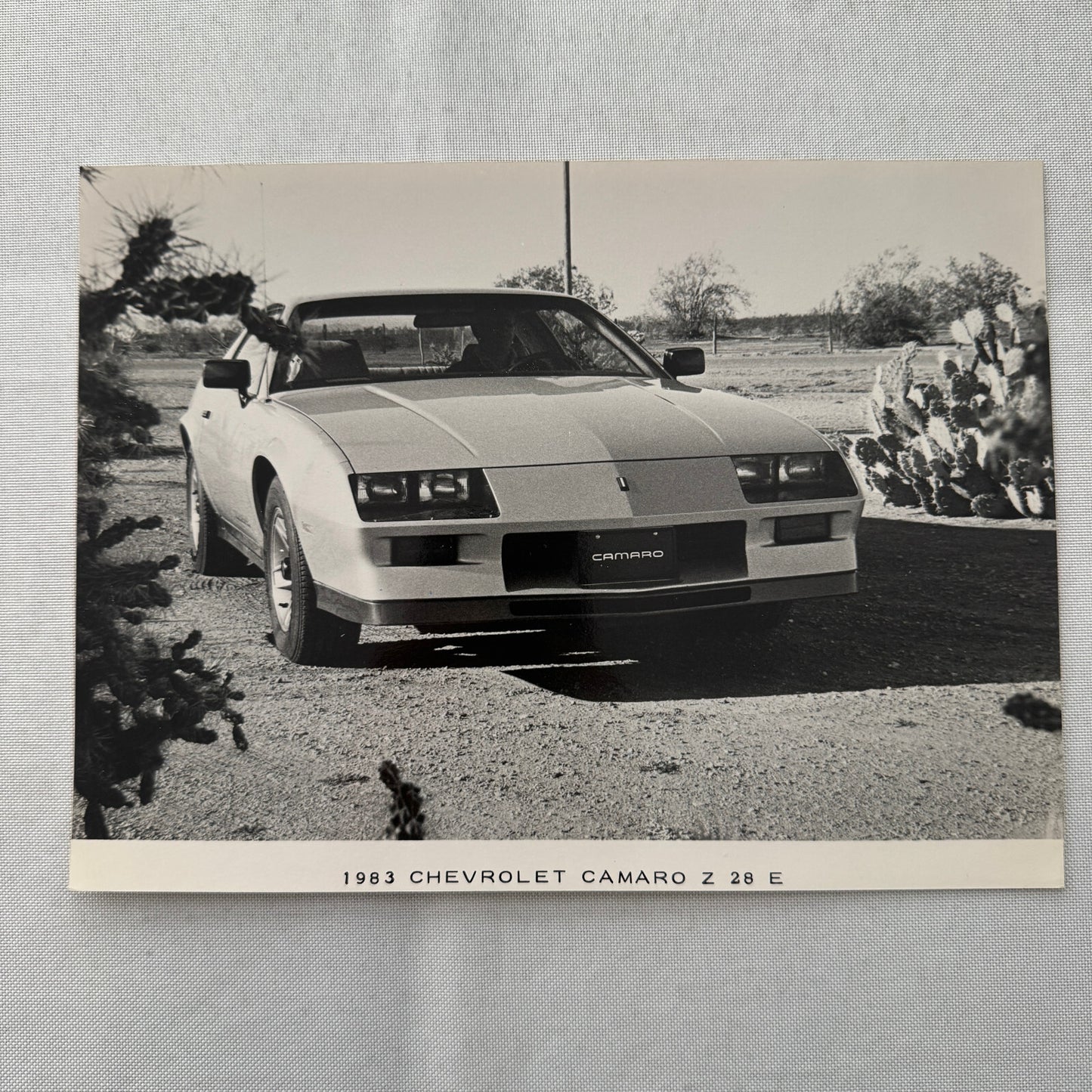 1983 Chevrolet Camaro Z28 E Factory Press Publicity Photo Photograph Print Chevy