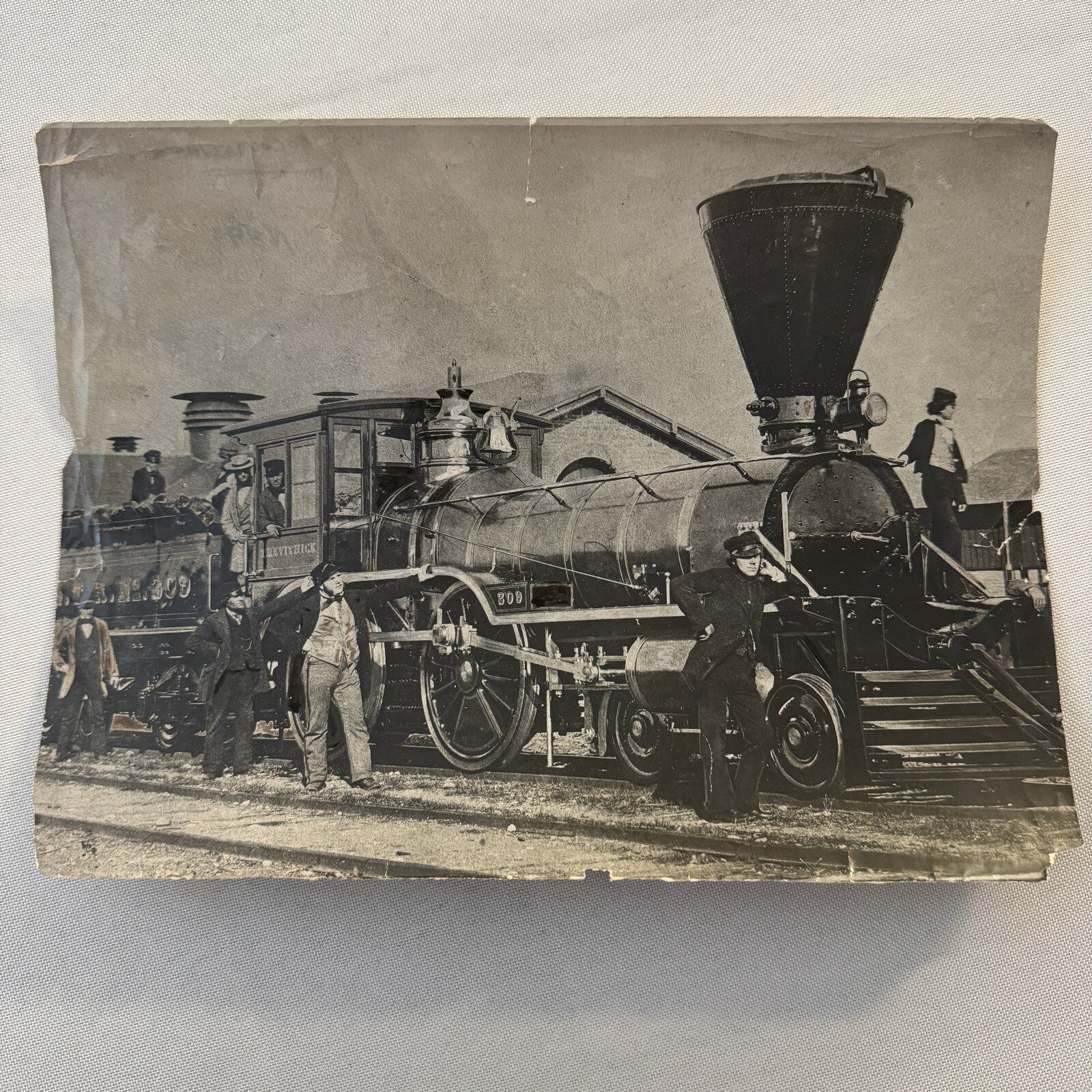 Vintage Grand Trunk Railway Railroad Locomotive Train GTR Photo Photograph