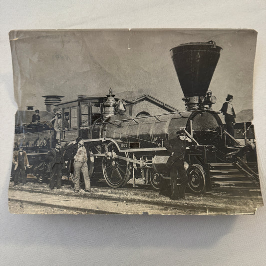 Vintage Grand Trunk Railway Railroad Locomotive Train GTR Photo Photograph
