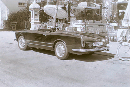 Alfa Romeo Photo NEGATIVES Convertible Car Negative Lot Vintage