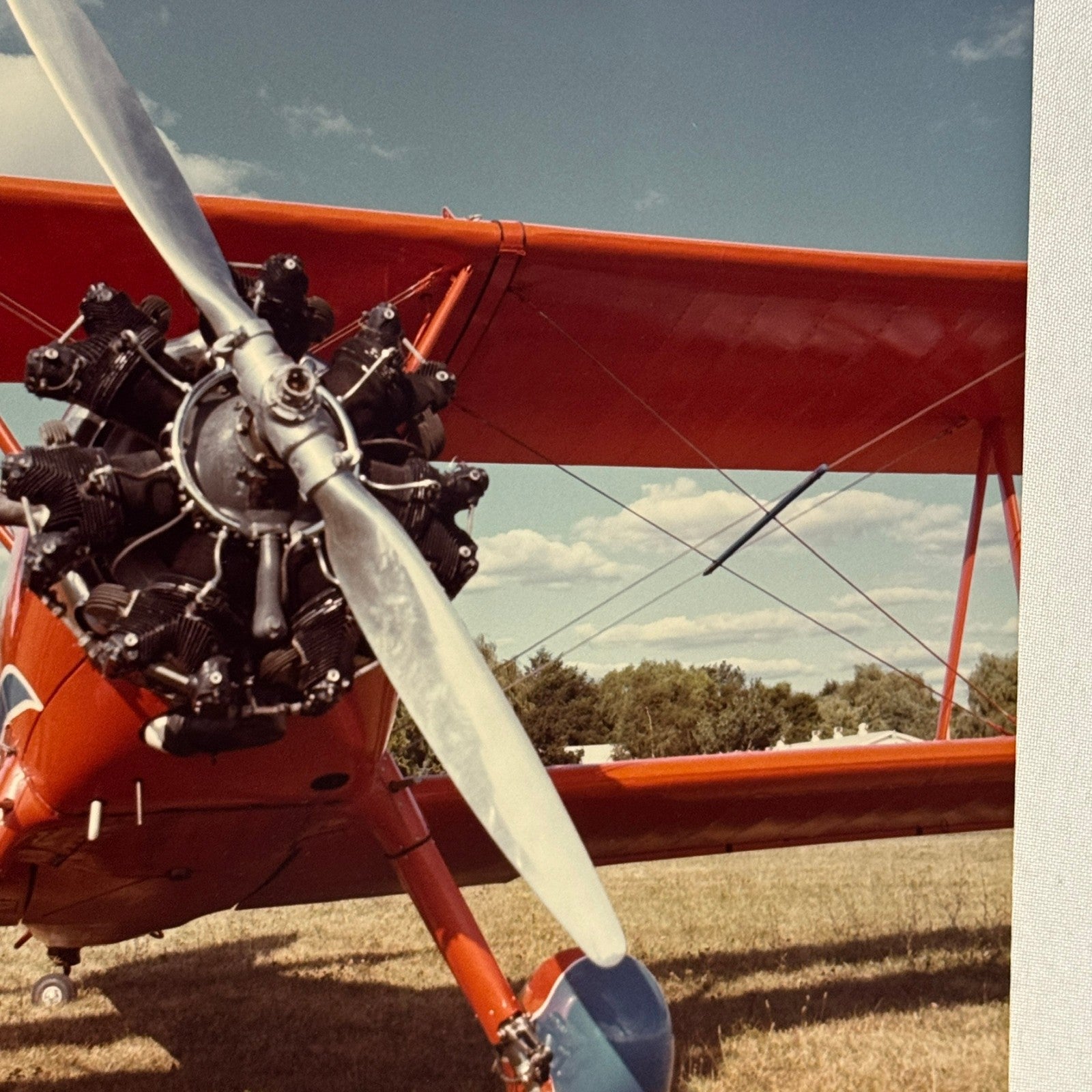 Vintage Aircraft Airshow Photo Large Aviation Photograph Aviation 1970s 1980s