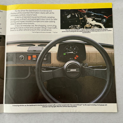 Fiat 124 Car Sales Brochure Catalog Advertising 1984 1985 UK