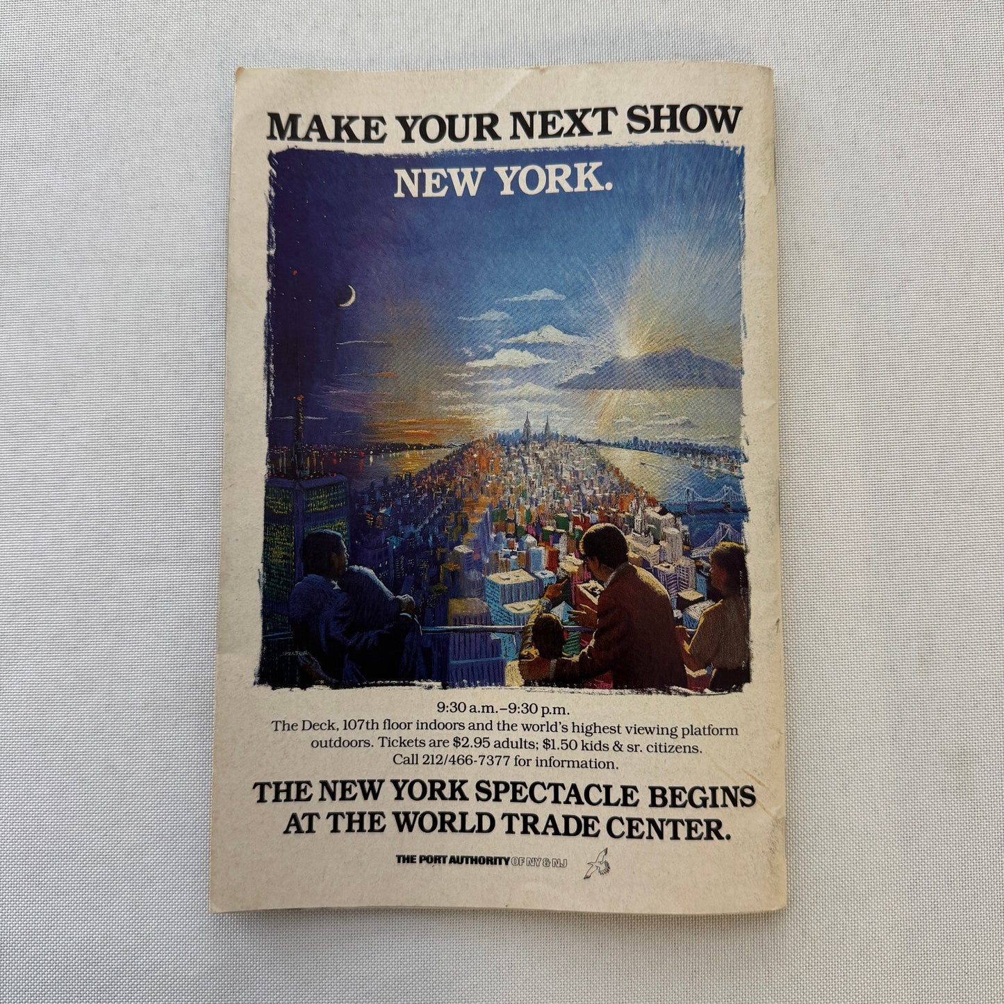 I'll Go On Signed Playbill Autographed Program Barry McGovern 1988