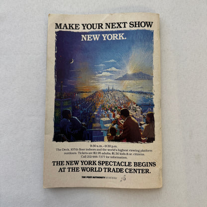 I'll Go On Signed Playbill Autographed Program Barry McGovern 1988