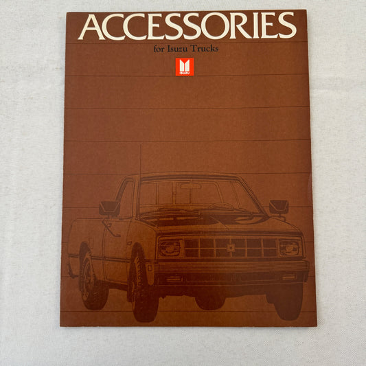Isuzu Truck Accessories Sales Brochure Catalog Advertising Vintage