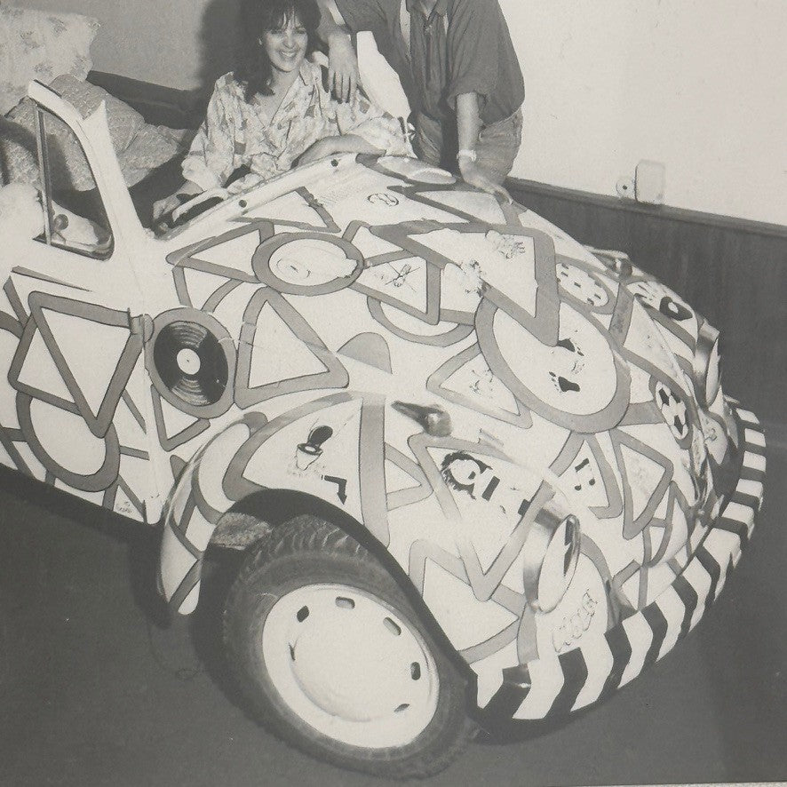 Vintage Volkswagen Beetle Art Car Photo Photograph Print VW Bug
